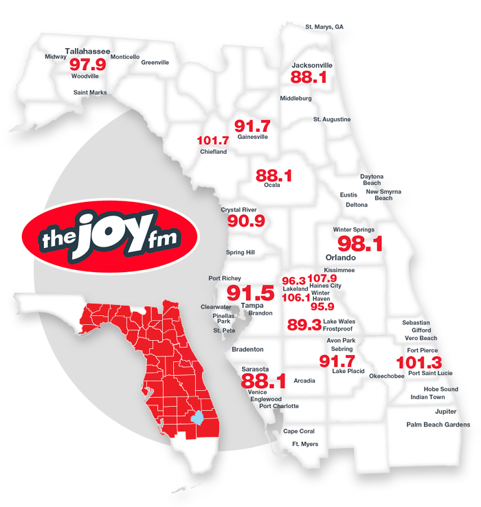 About Us | The JOY FM - Positive & Encouraging Christian Radio